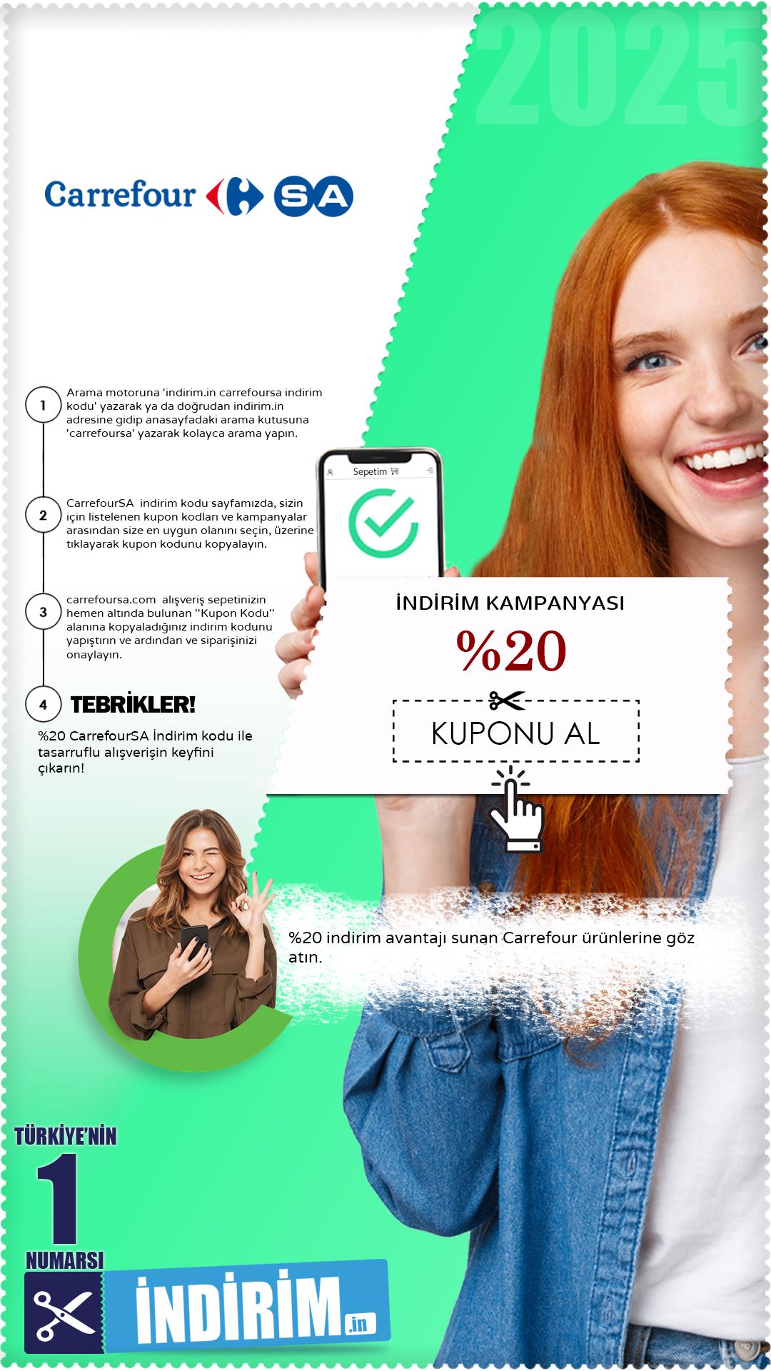 Carrefour %20 Ucuza Alışveriş Kampanyası