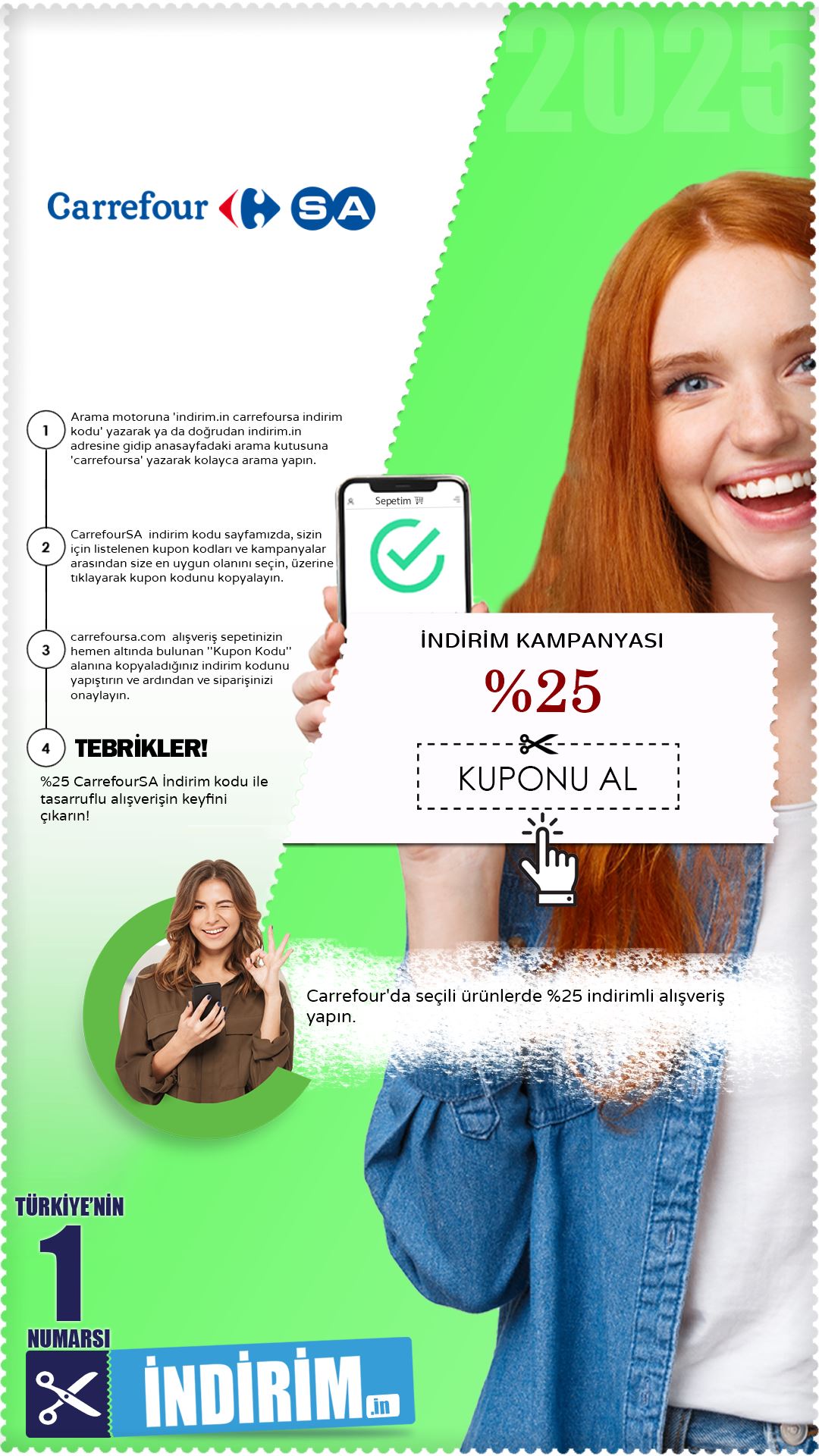 Carrefour %25 İndirim Kampanyası