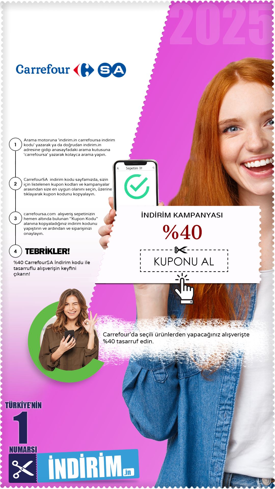 Carrefour %40 İndirim Kampanyası