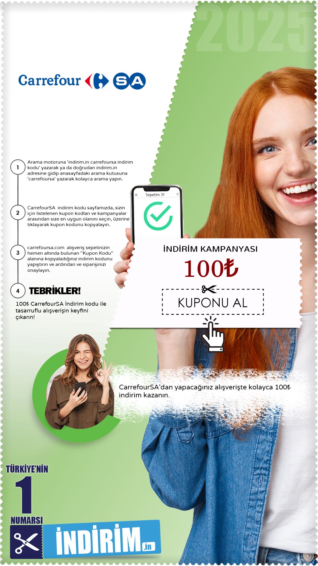 Carrefoursa İndirim Kuponu 100₺