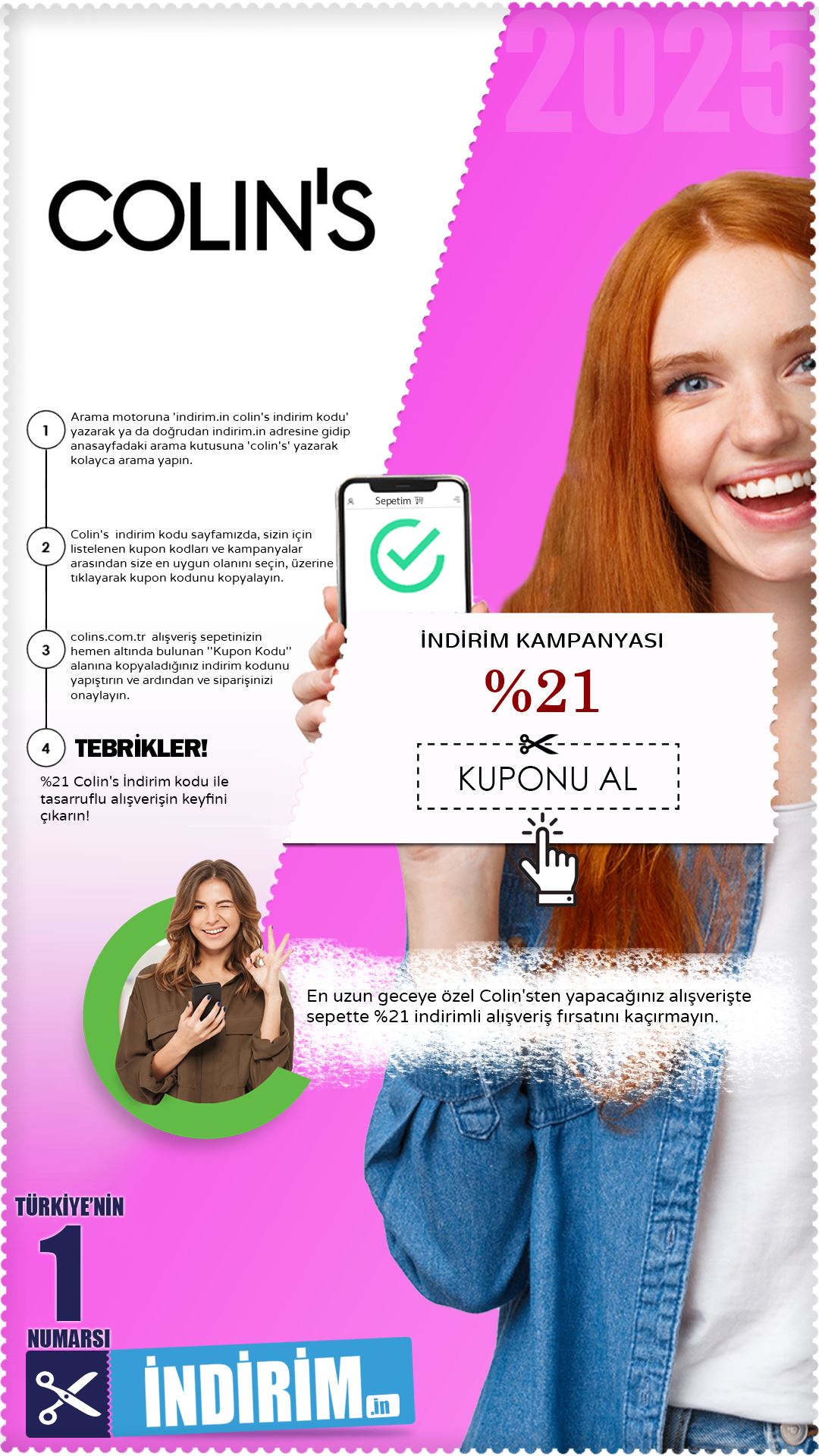 Colin's %21 İndirim Kampanyası