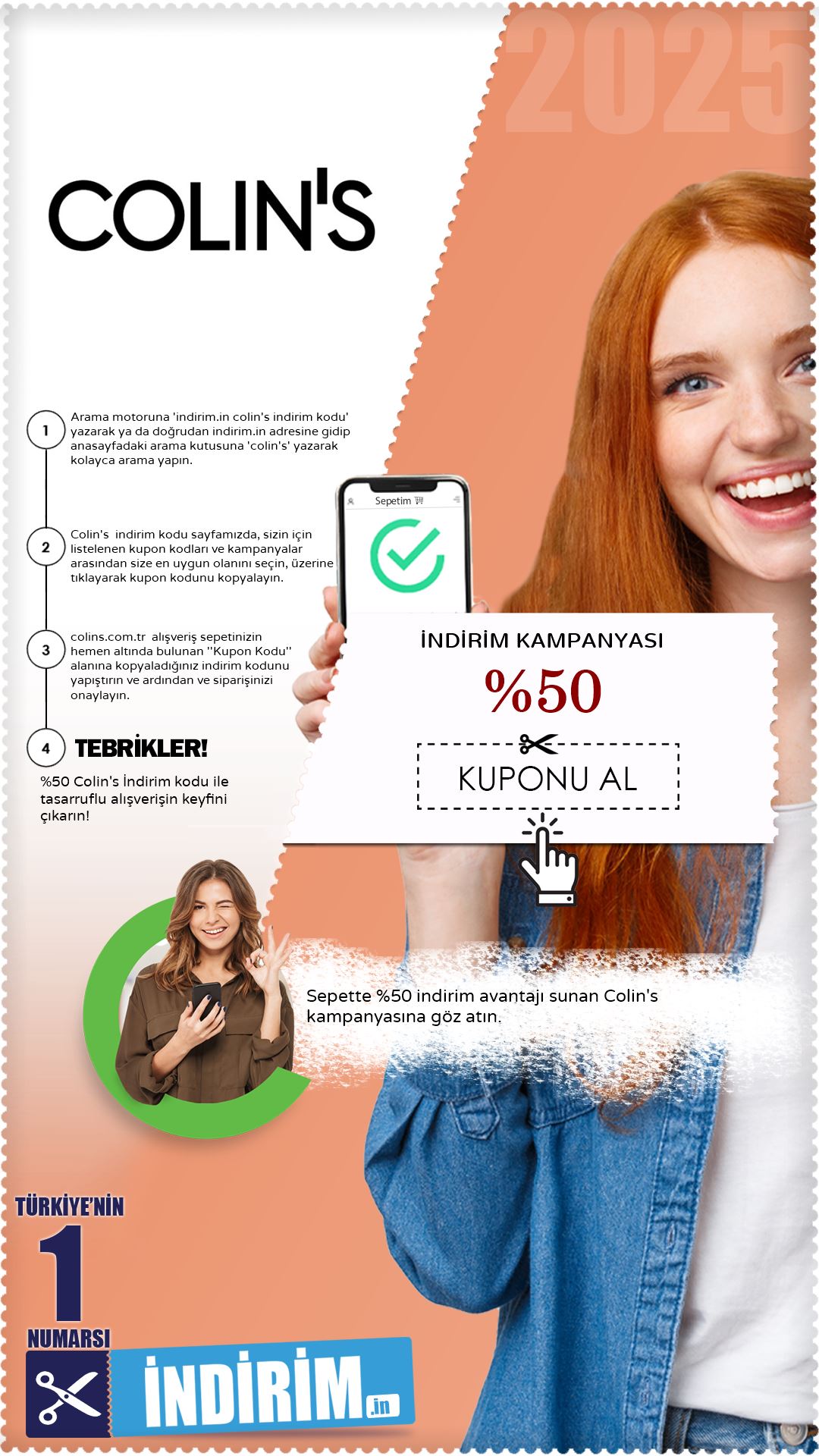 Colin's %50 İndirim Kampanyası