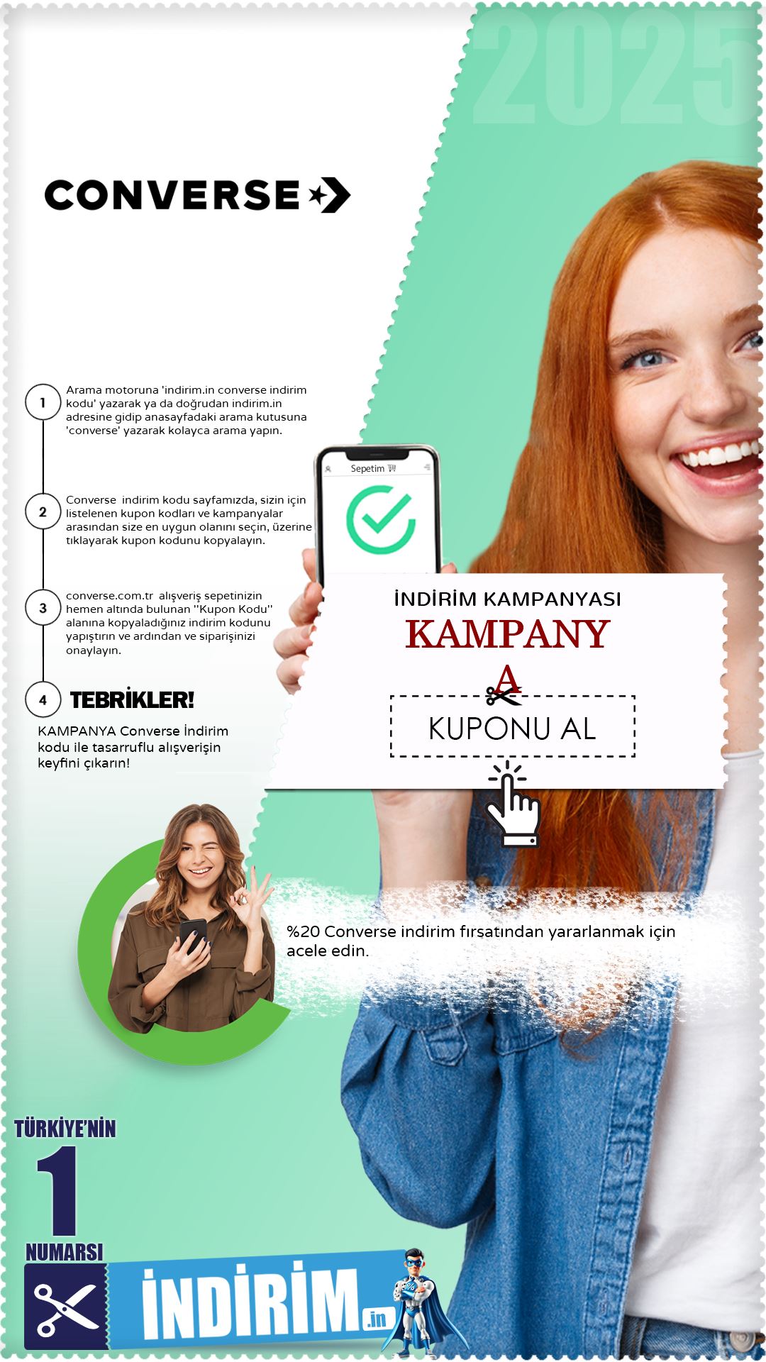 Converse %20 İndirim Kampanyası