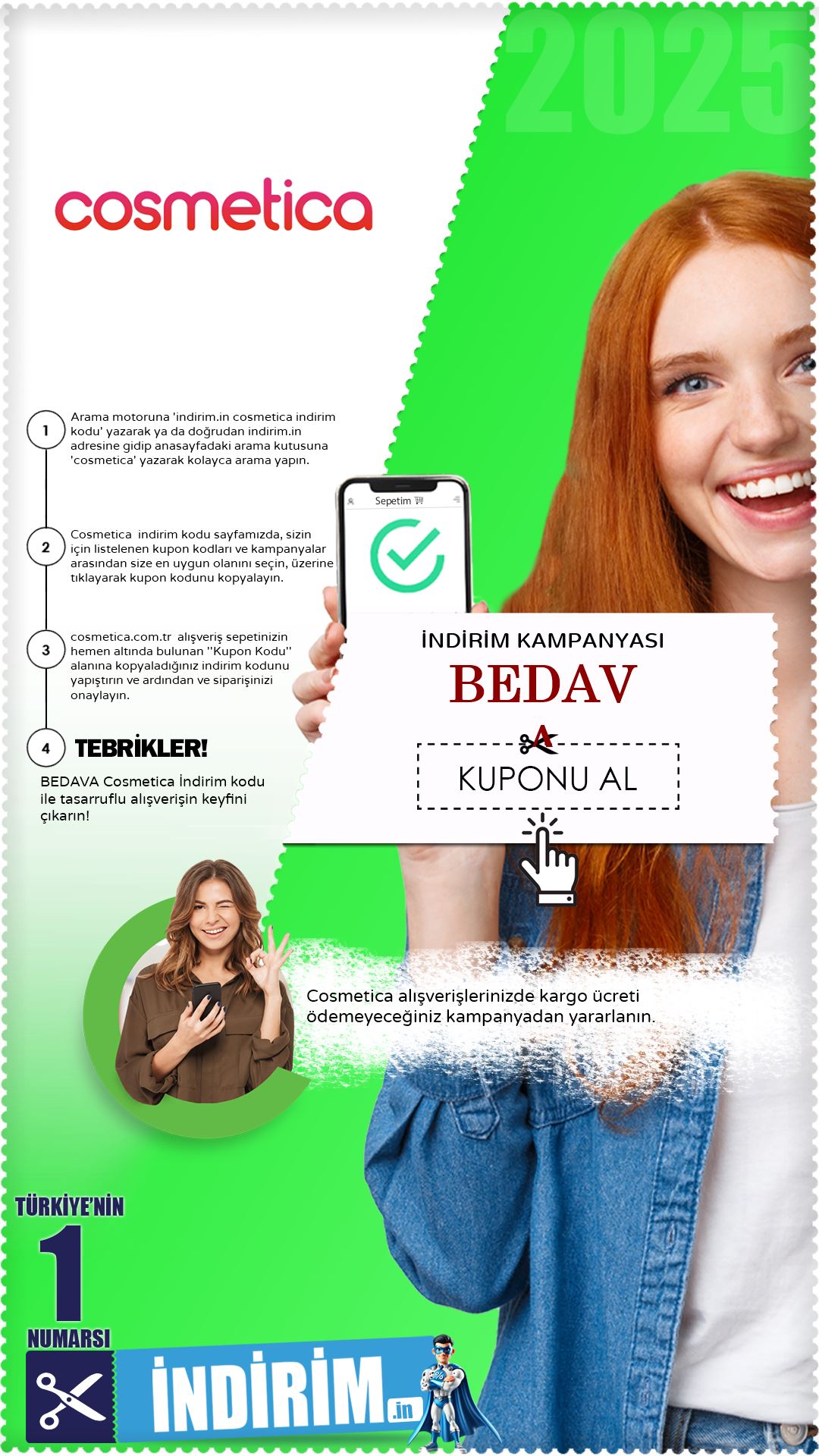 Cosmetica Ücretsiz Kargo Kampanyası