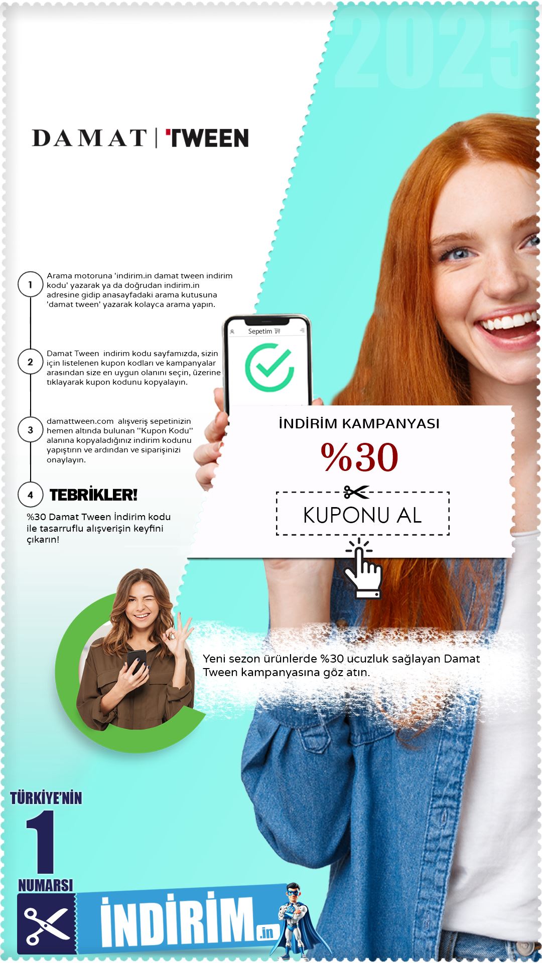 Damat Tween %30 İndirim Kampanyası