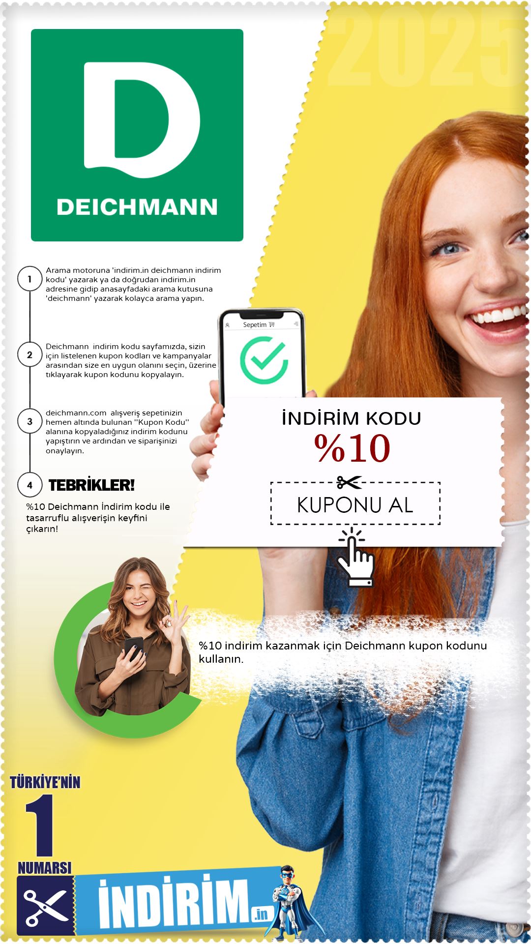 Deichmann %10 İndirim Kuponu