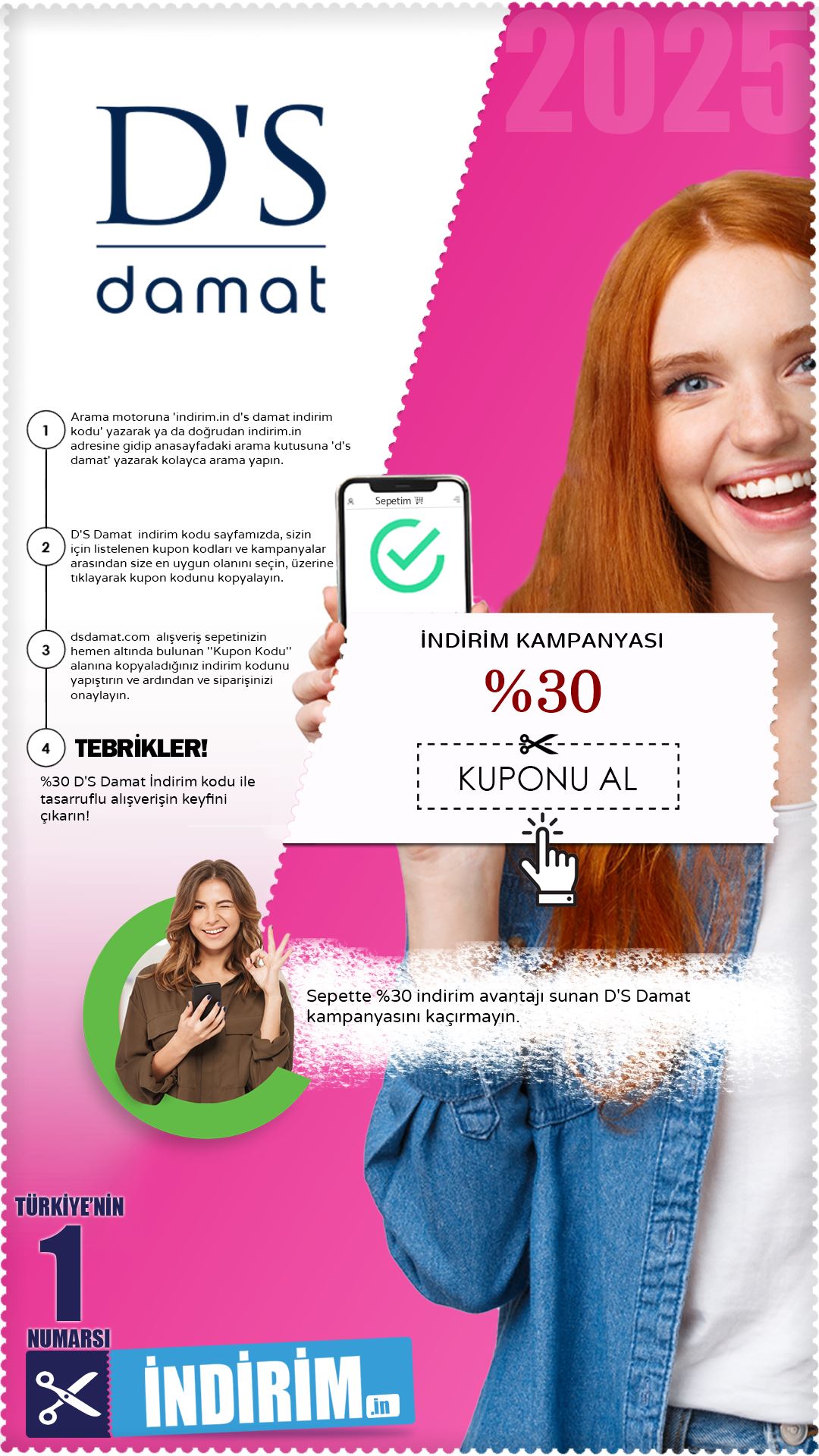 D's Damat %30 İndirim Kampanyası