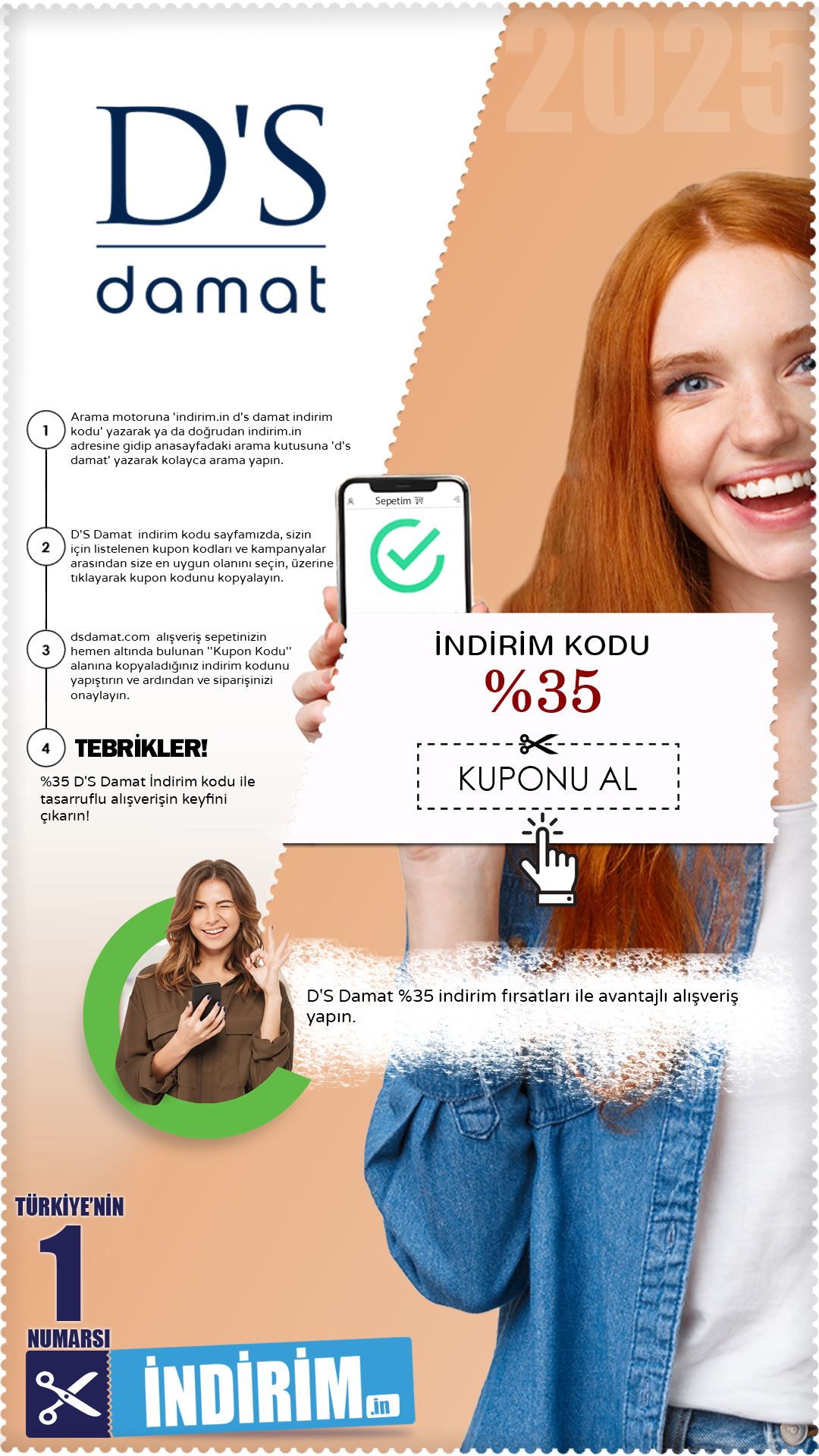 D's Damat %35 İndirim Fırsatı