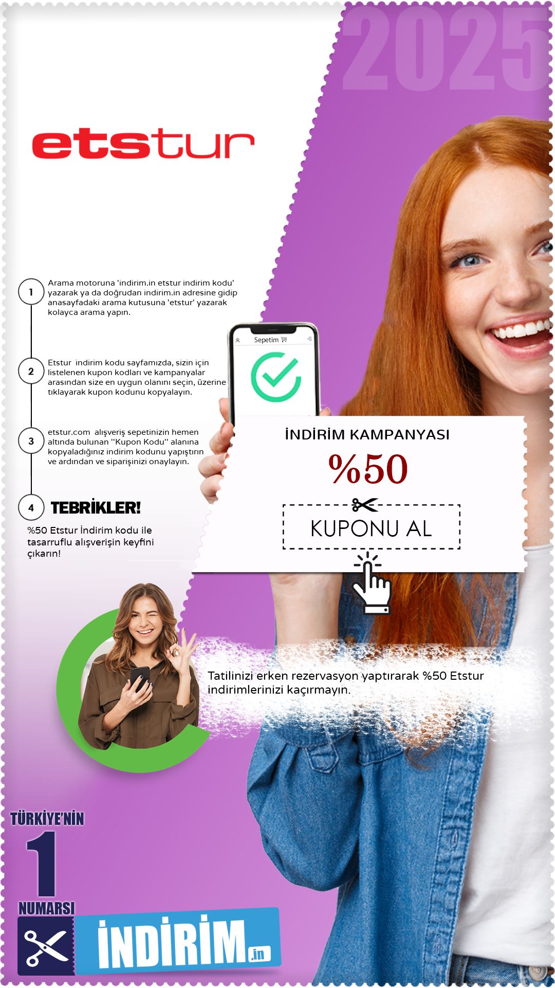 Etstur %50 Erken Rezervasyon İndirimleri