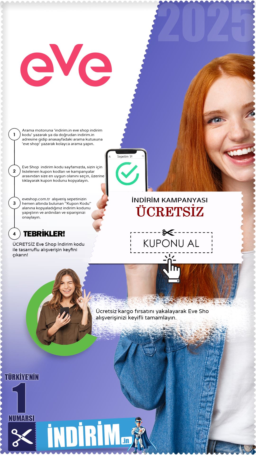 Eve Shop Kargo Bedava Fırsatı