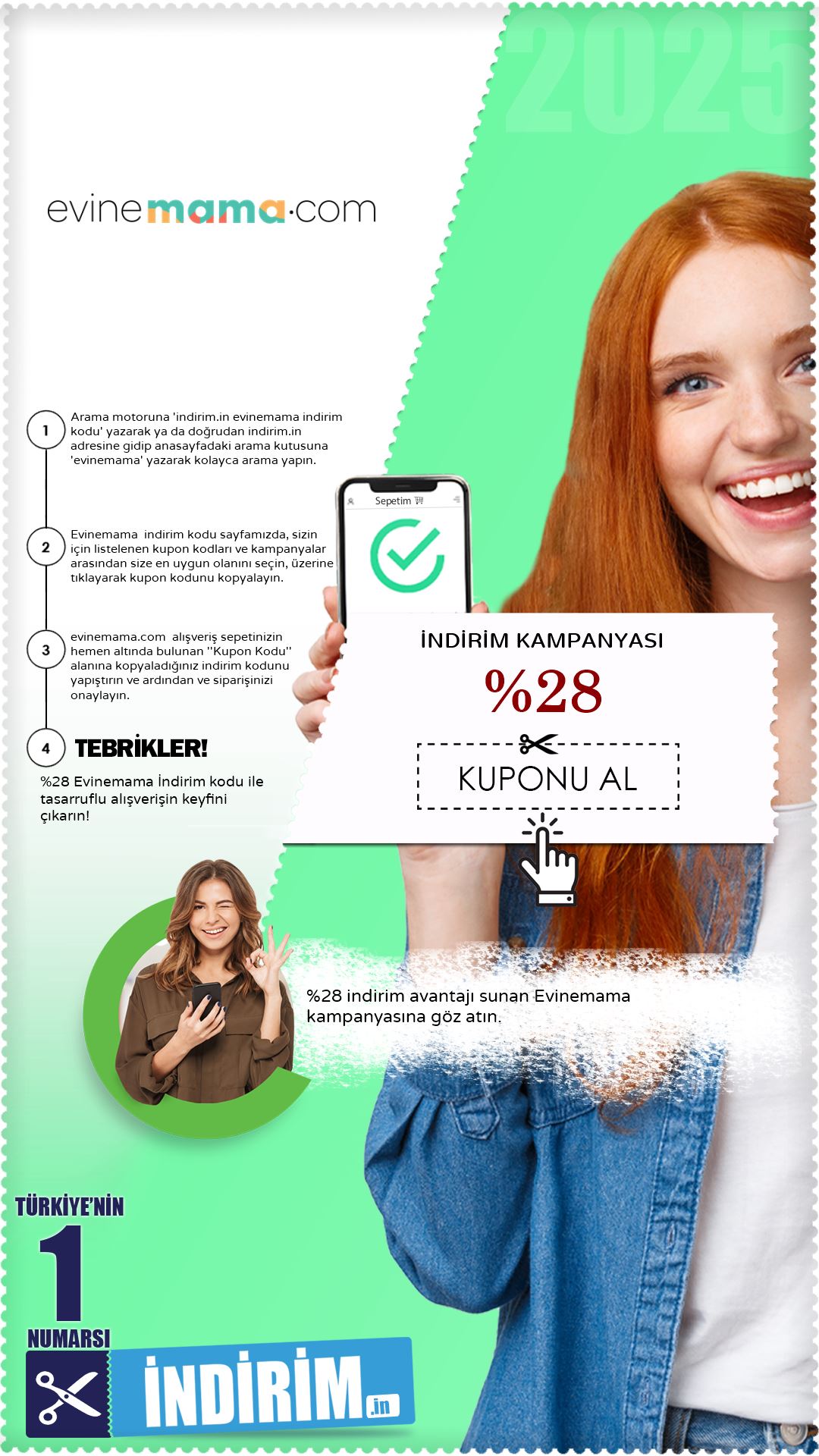 Evinemama %28 İndirim Kampanyası