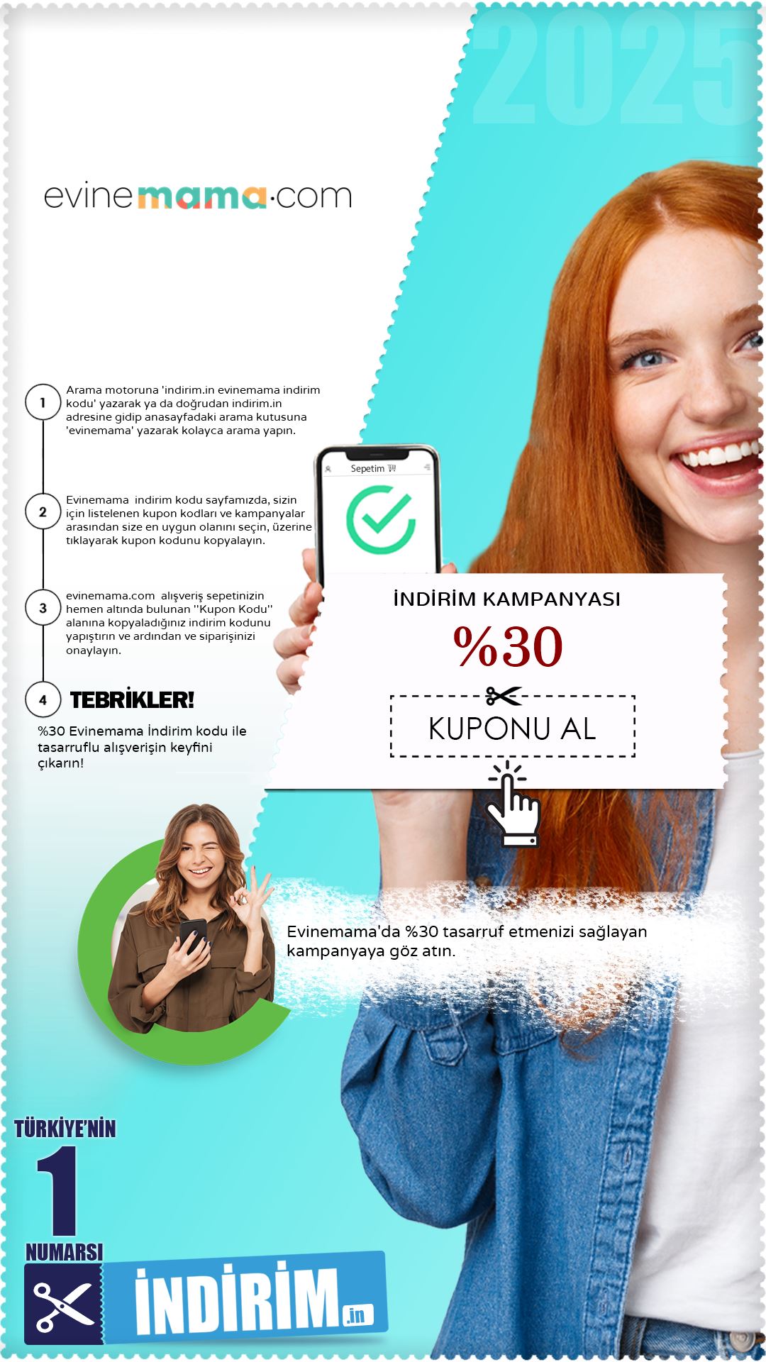 Evinemama %30 İndirim Kampanyası