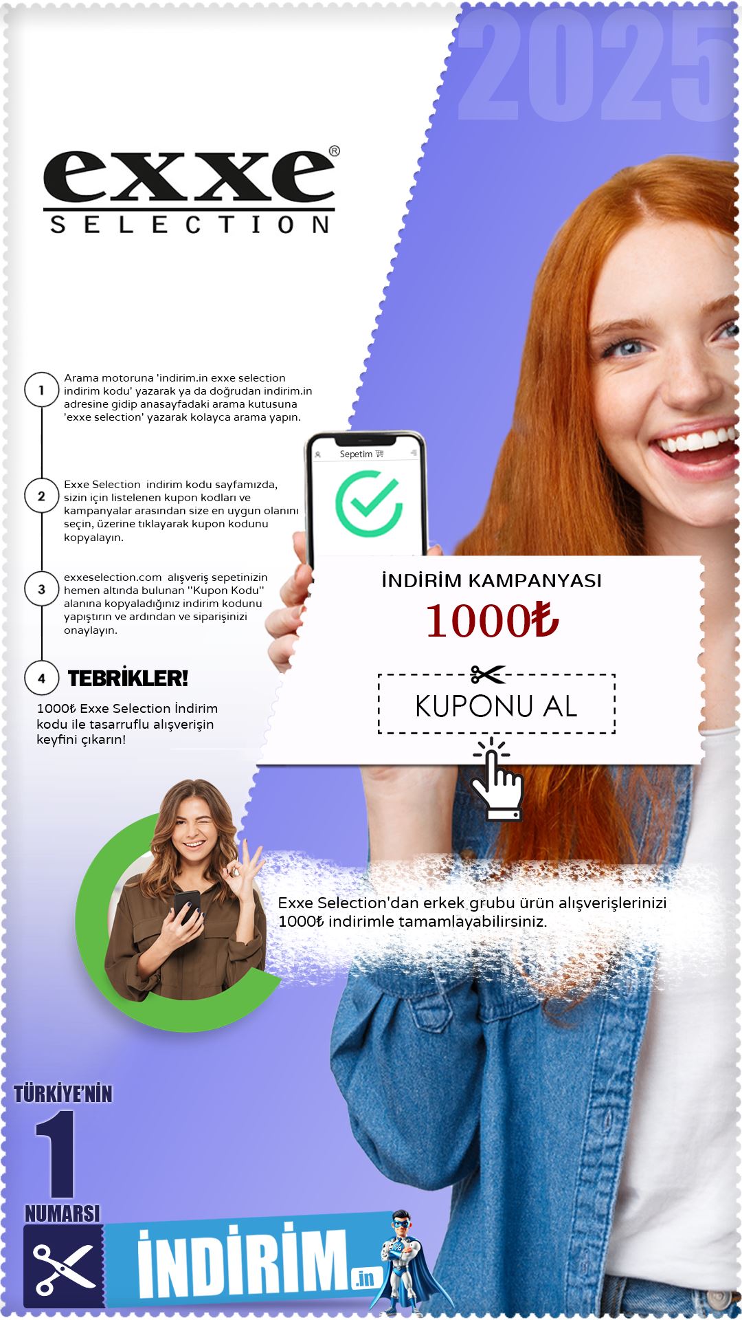 Exxe Selection 1000₺ İndirim Fırsatı