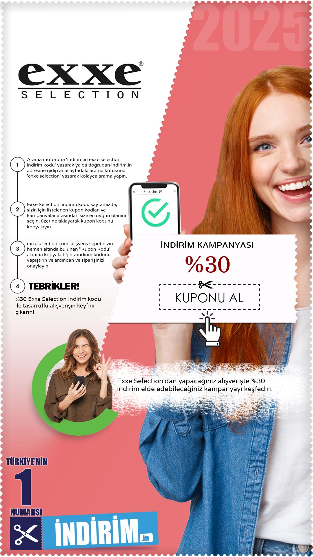 Exxe Selection %30 Alışveriş İndirimi