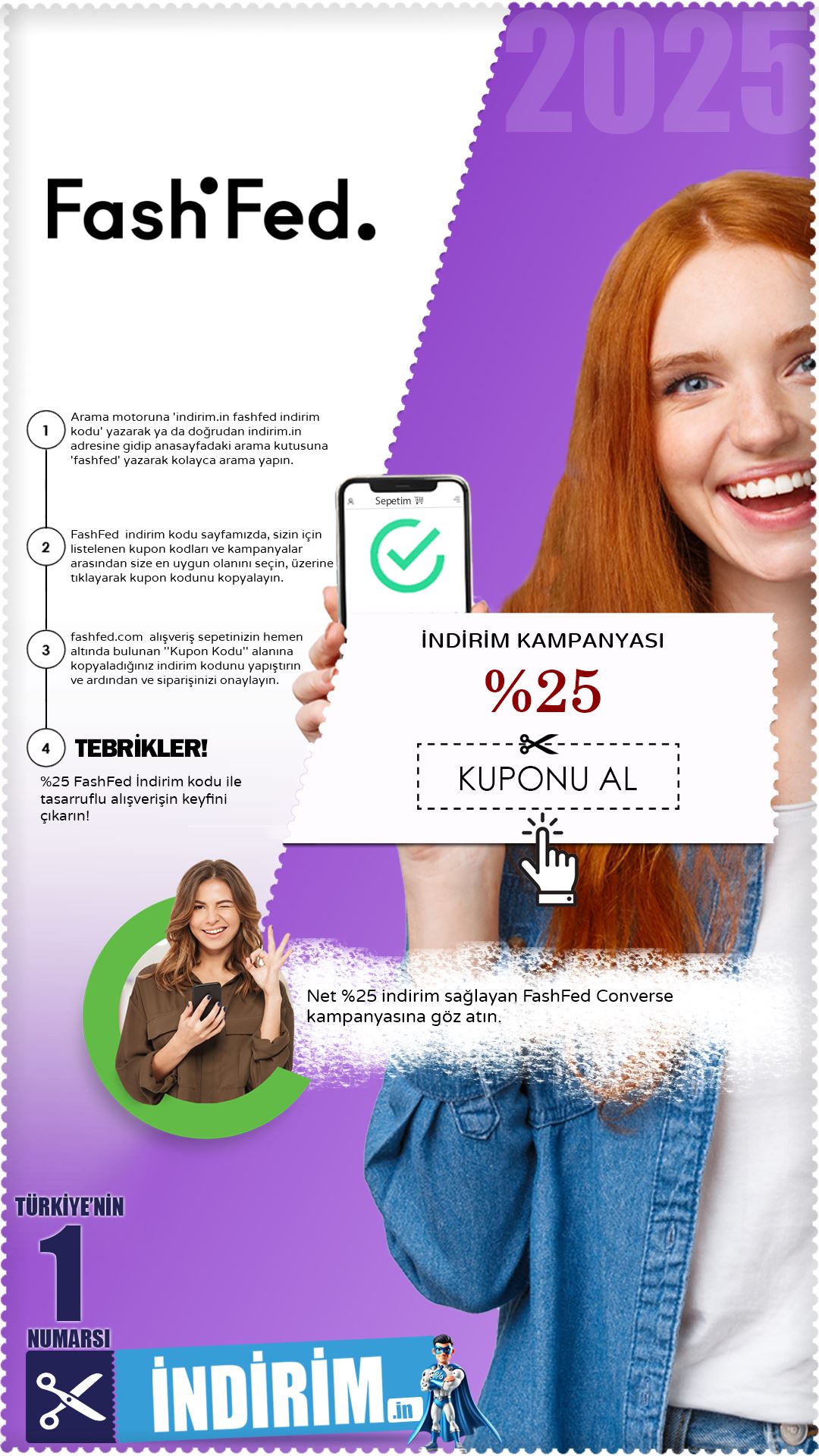 Fashfed %25 Converse İndirimi