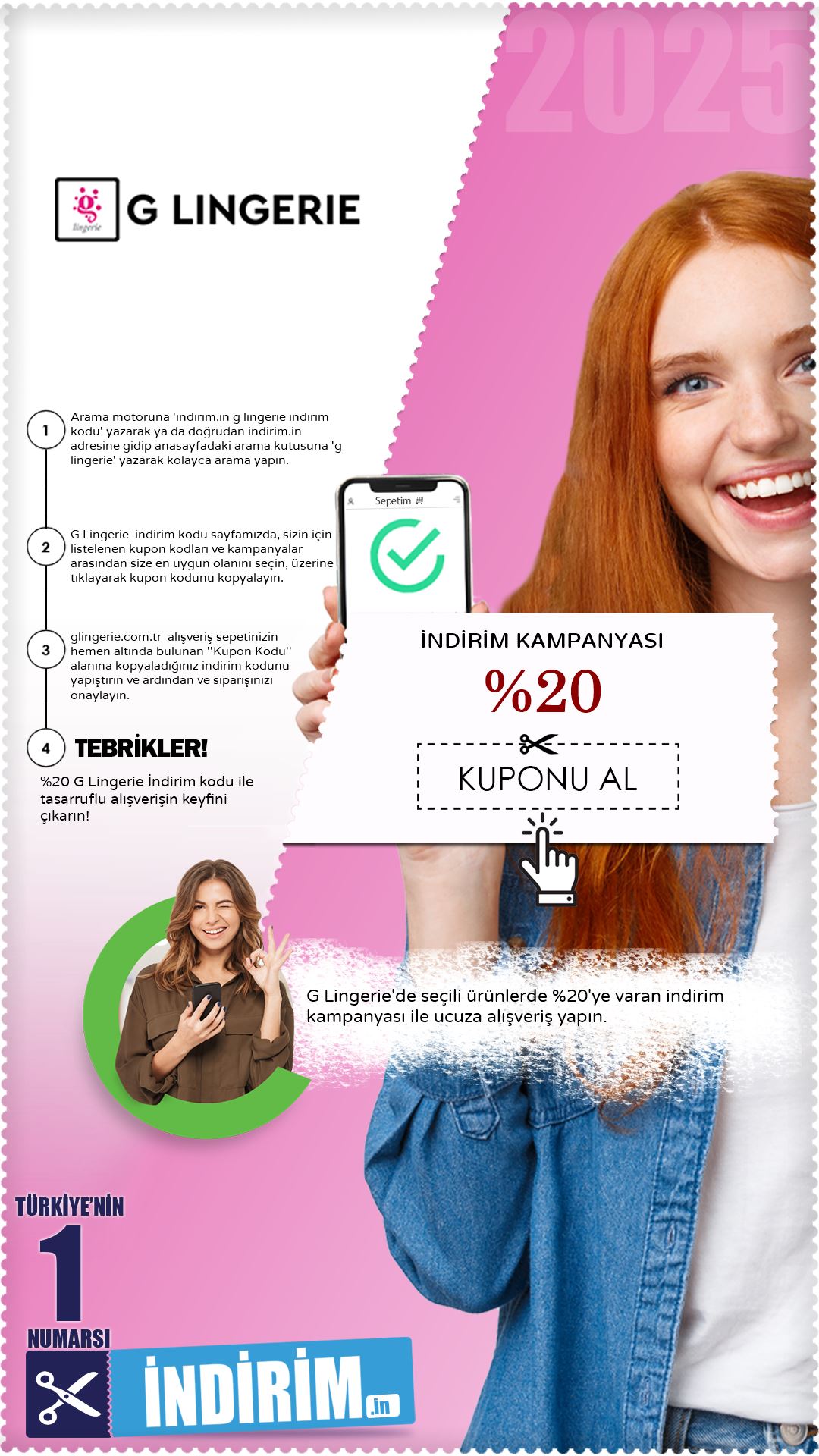 G Lingerie %20'Ye Varan İndirim Kampanyası