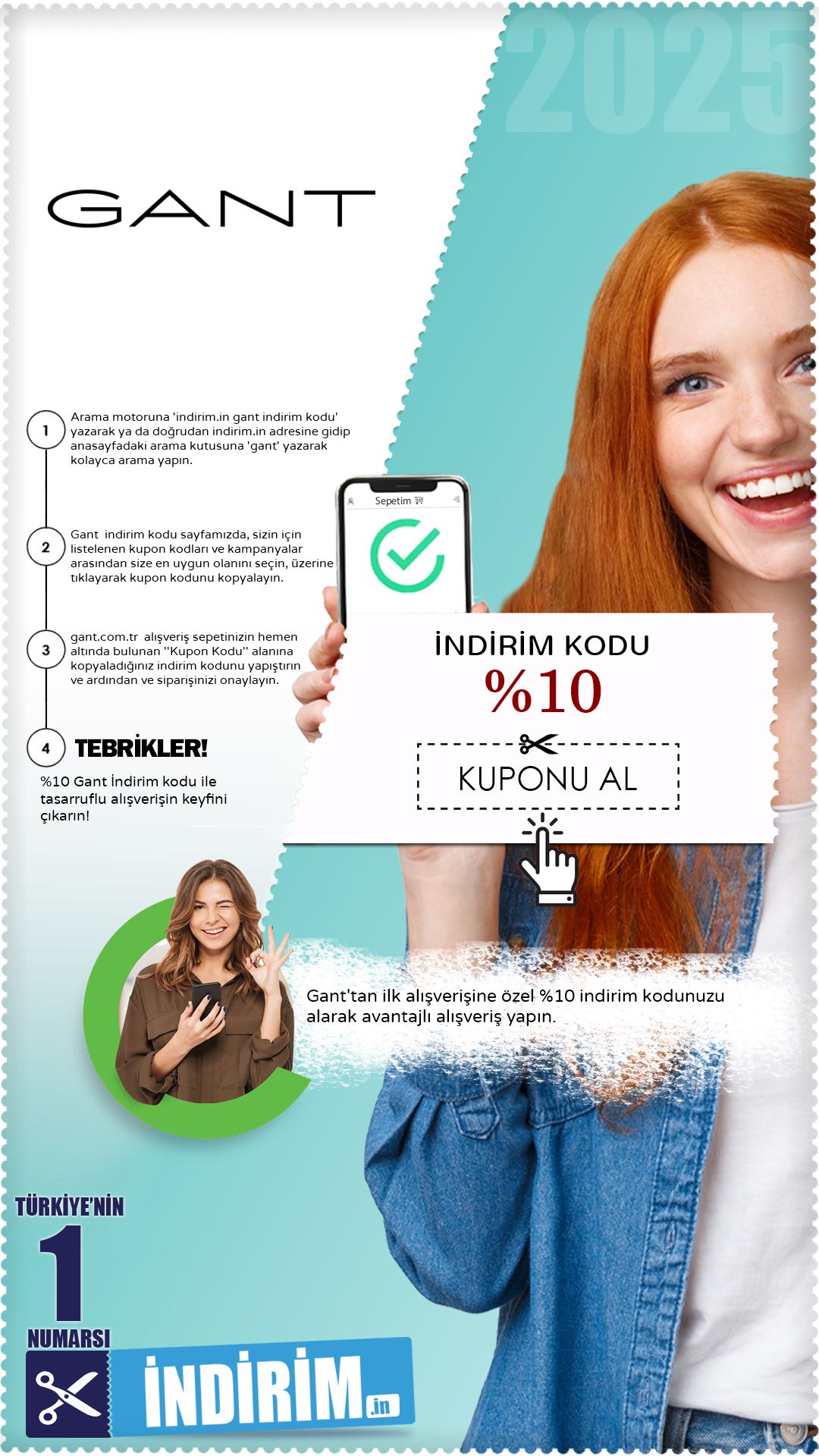 Gant %10 İndirim Kodu