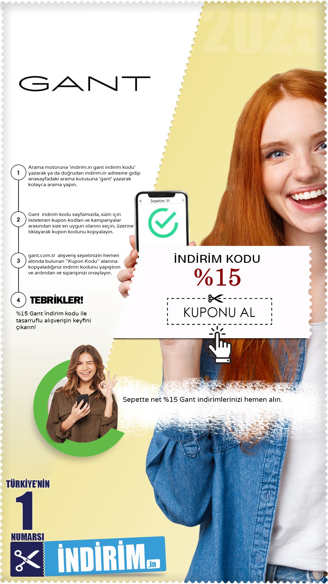 Gant %15 İndirim Fırsatı