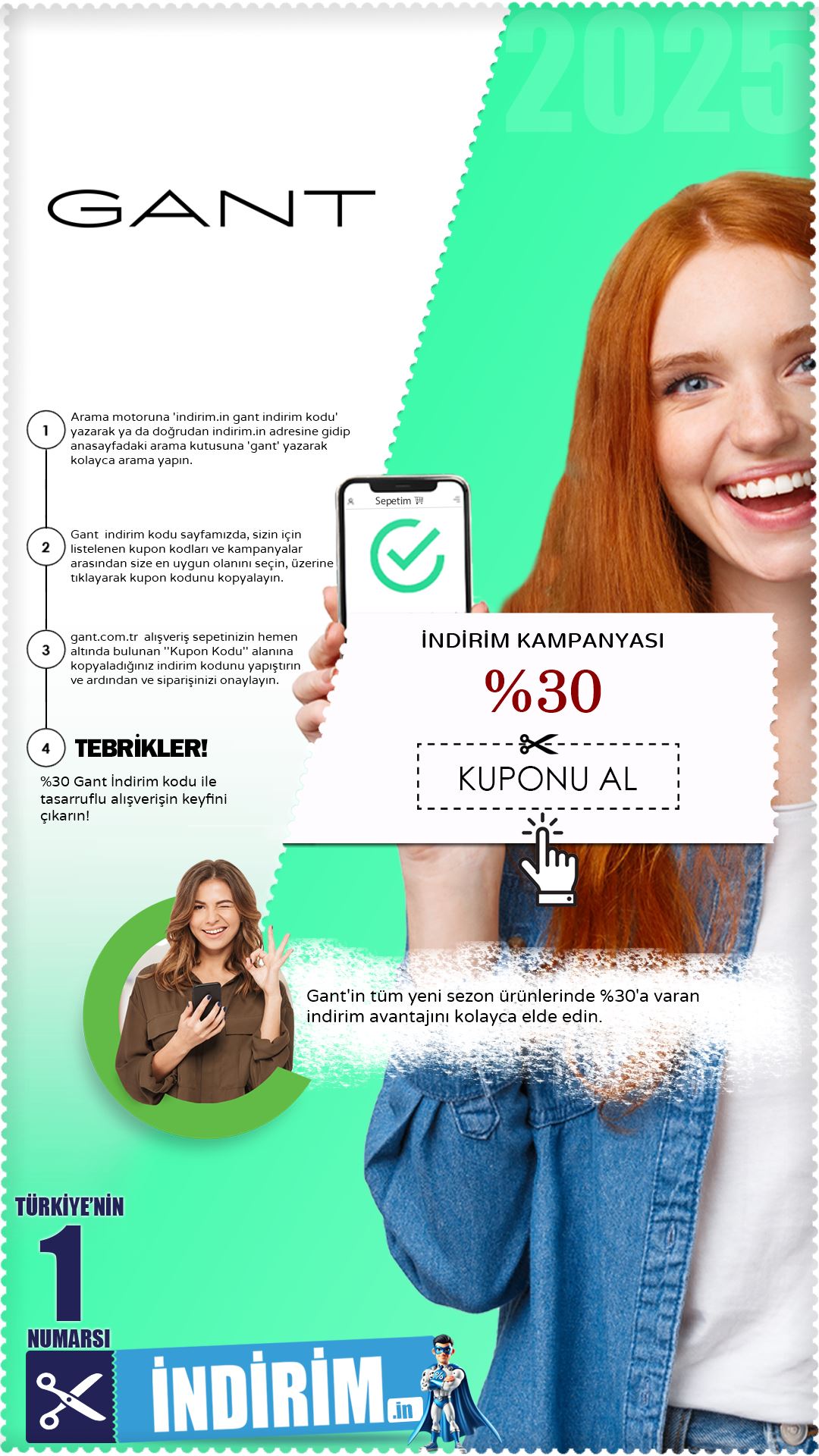 Gant %30 Sezon İndirimi Fırsatı