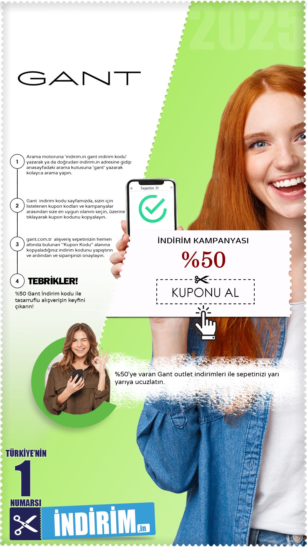 Gant %50 İndirim Fırsatı