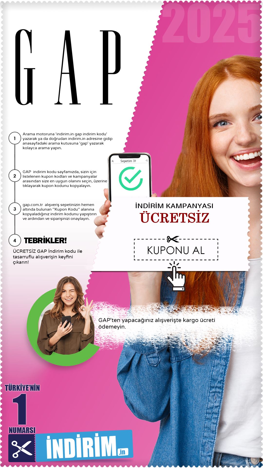 Gap Ücretsiz Kargo Kampanyası