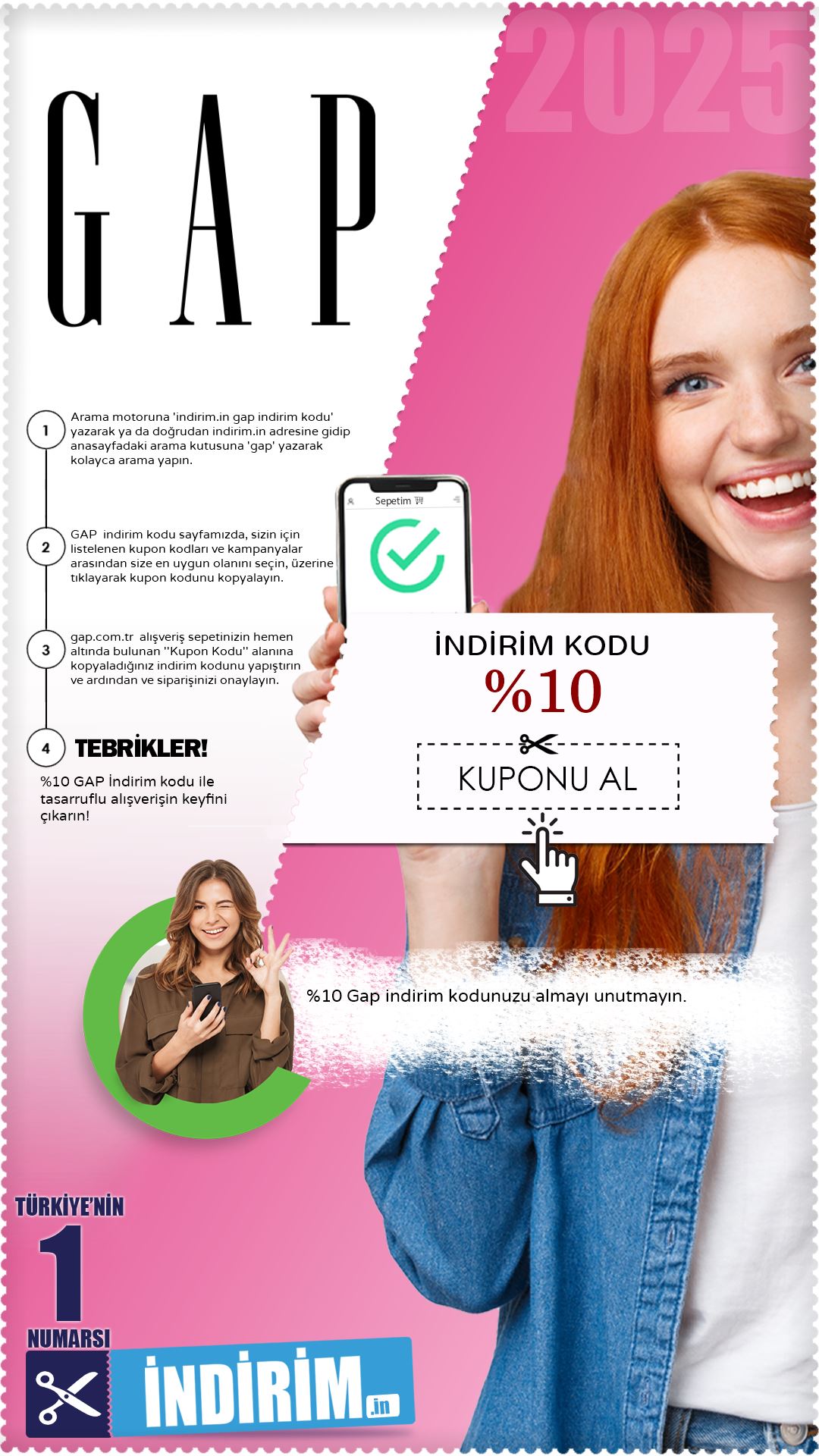 Gap %10 İndirim Kodu