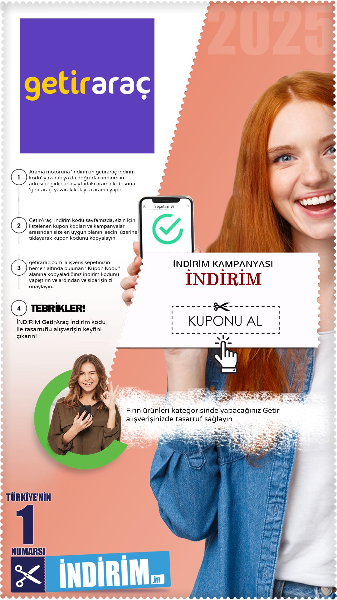 Getir Fırın Kategorisi İndirim Fırsatı