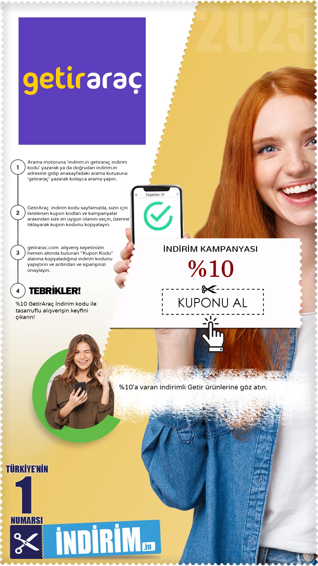 Getir %10'A Varan İndirim Kampanyası