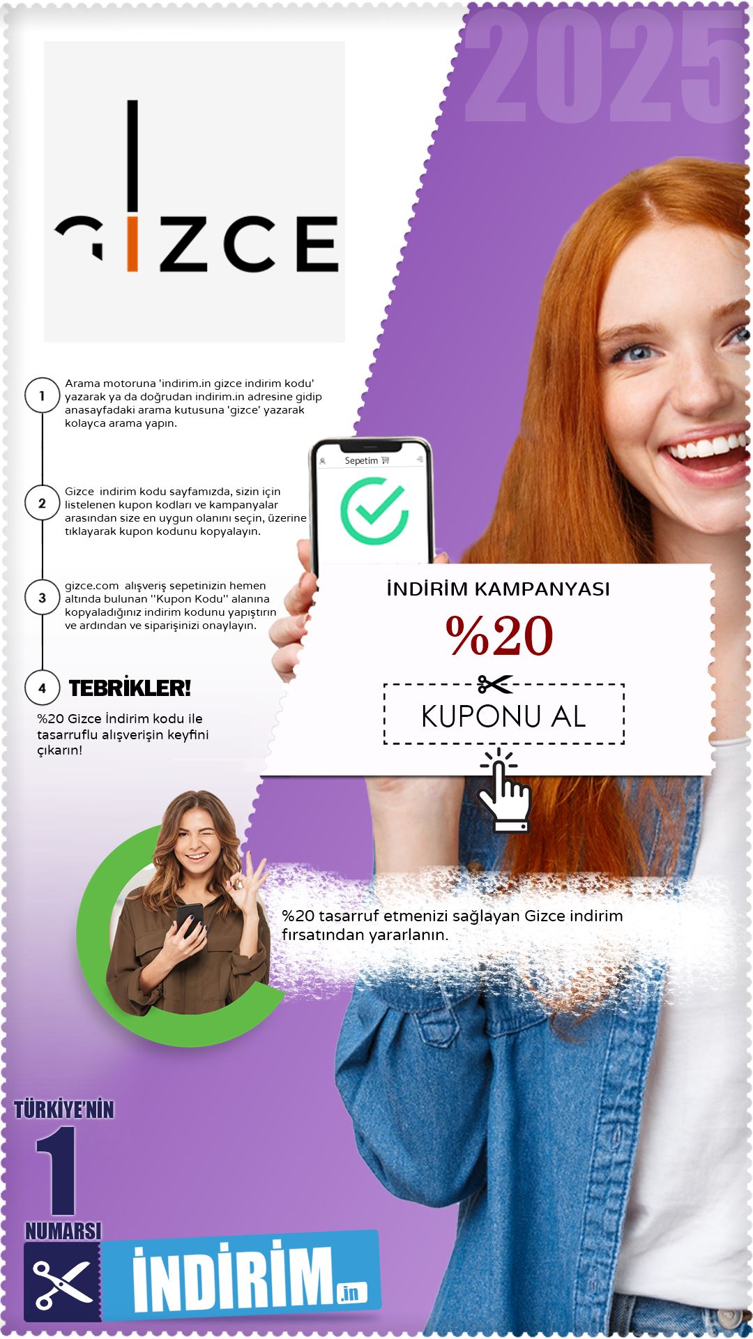 Gizce %20 İndirim Kampanyası