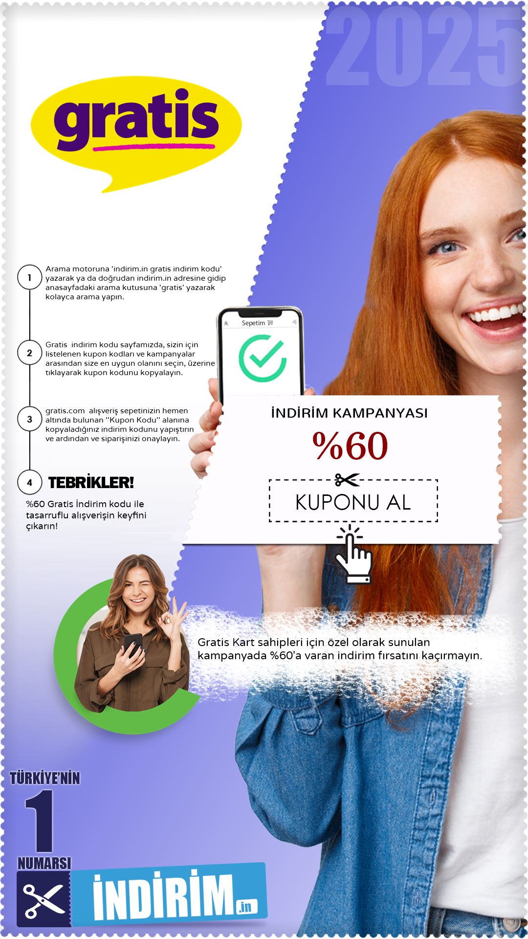 Gratis Kart %60 Fırsatı