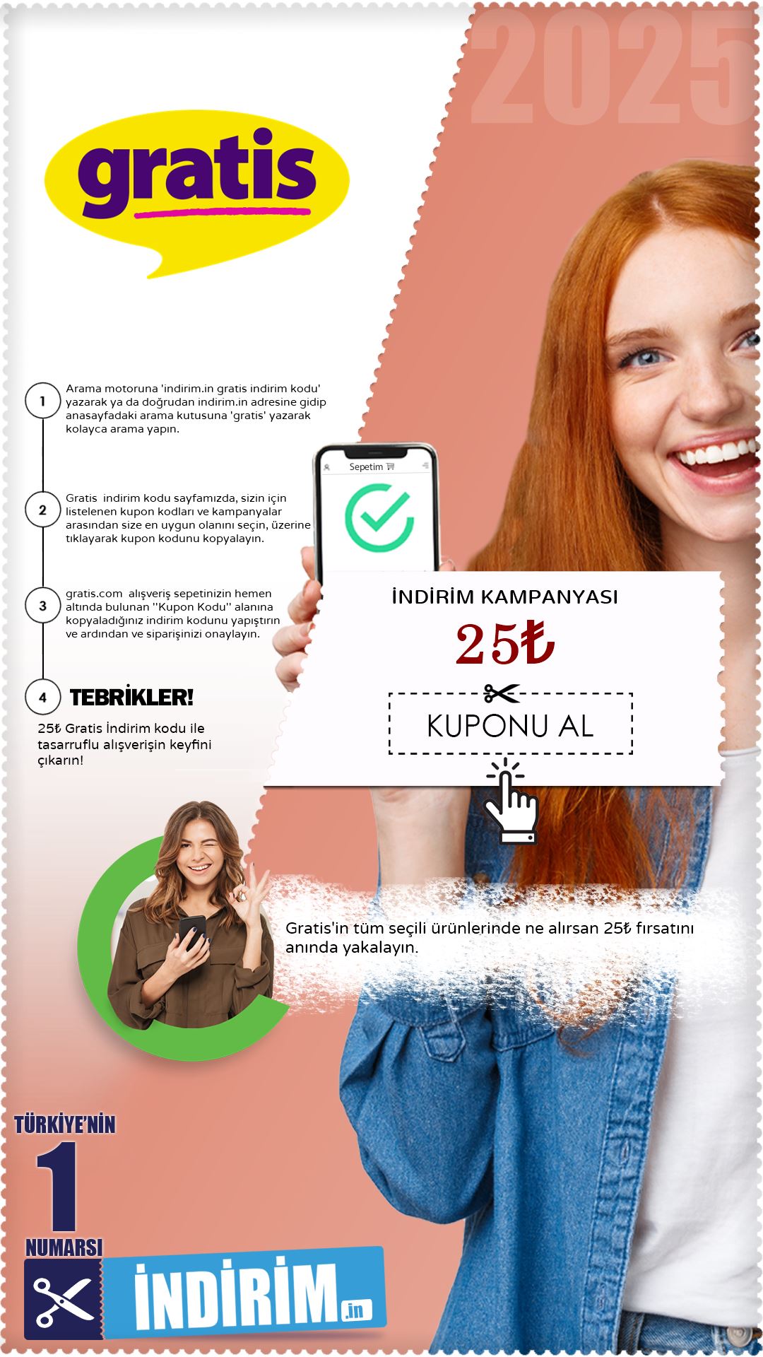 Gratis Ne Alırsan 25₺ Kampanyası