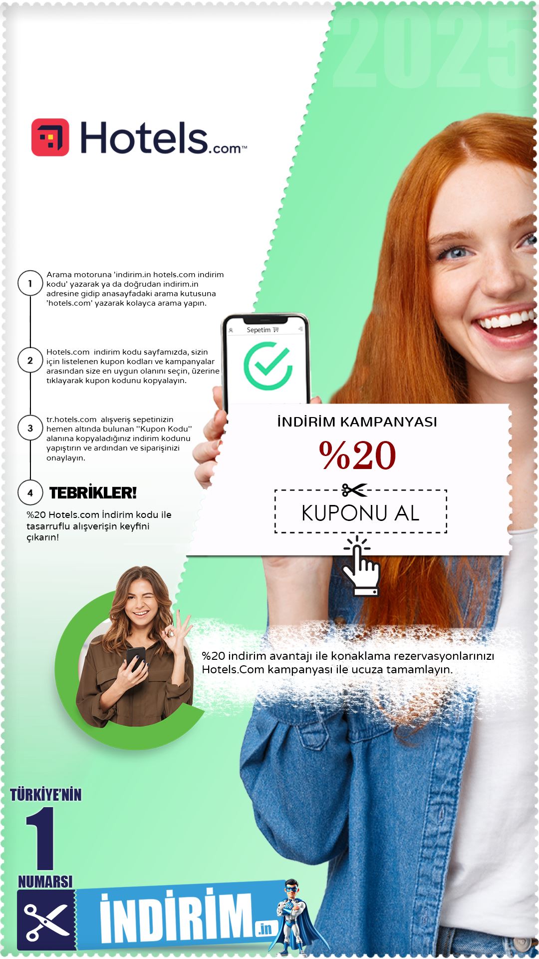 Hotels.Com %20 İndirim Avantajı