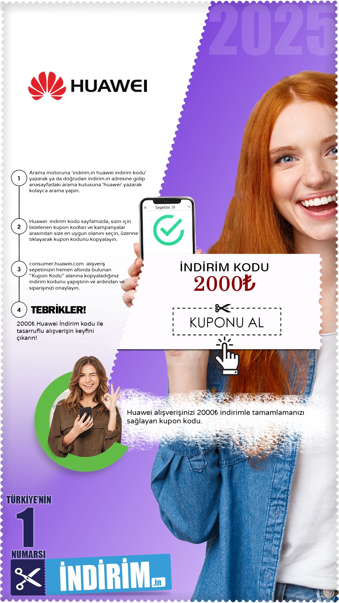 Huawei 2000₺ İndirim Kodu