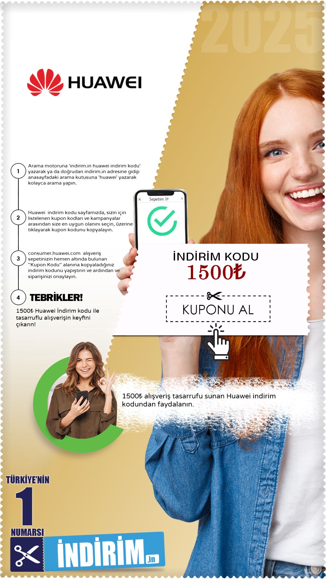 Huawei İndirim Kodu 1500₺