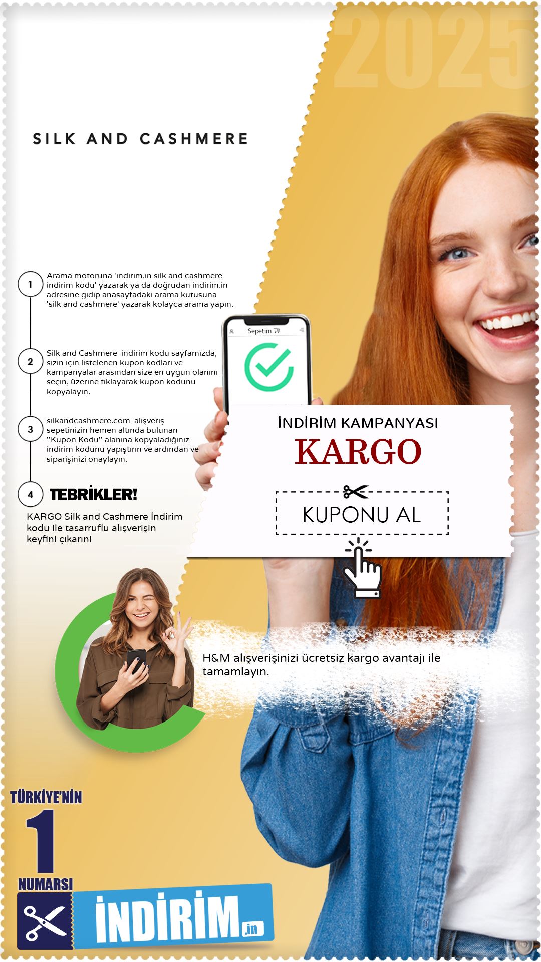 H&M Ücretsiz Kargo Avantajı