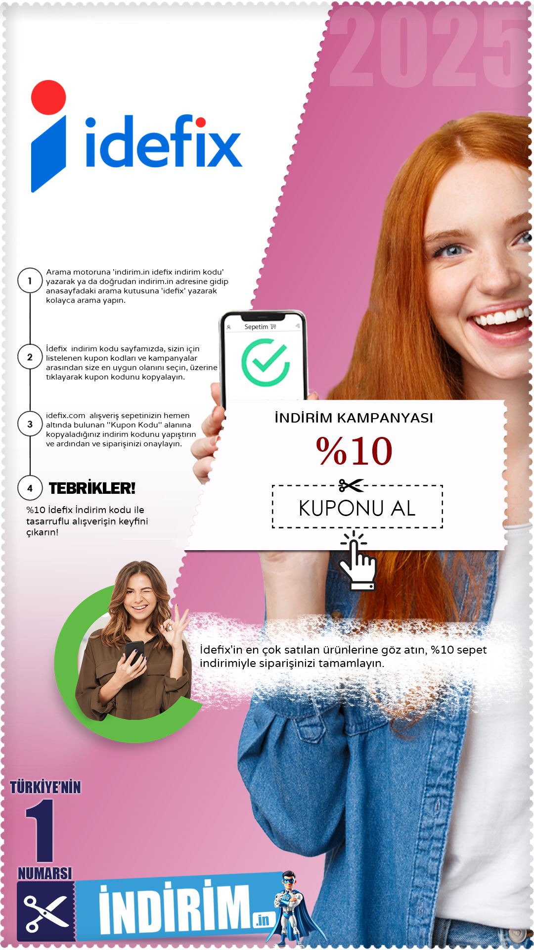 İdefix'te En Çok Satanlar İçin %10 İndirim Avantajı