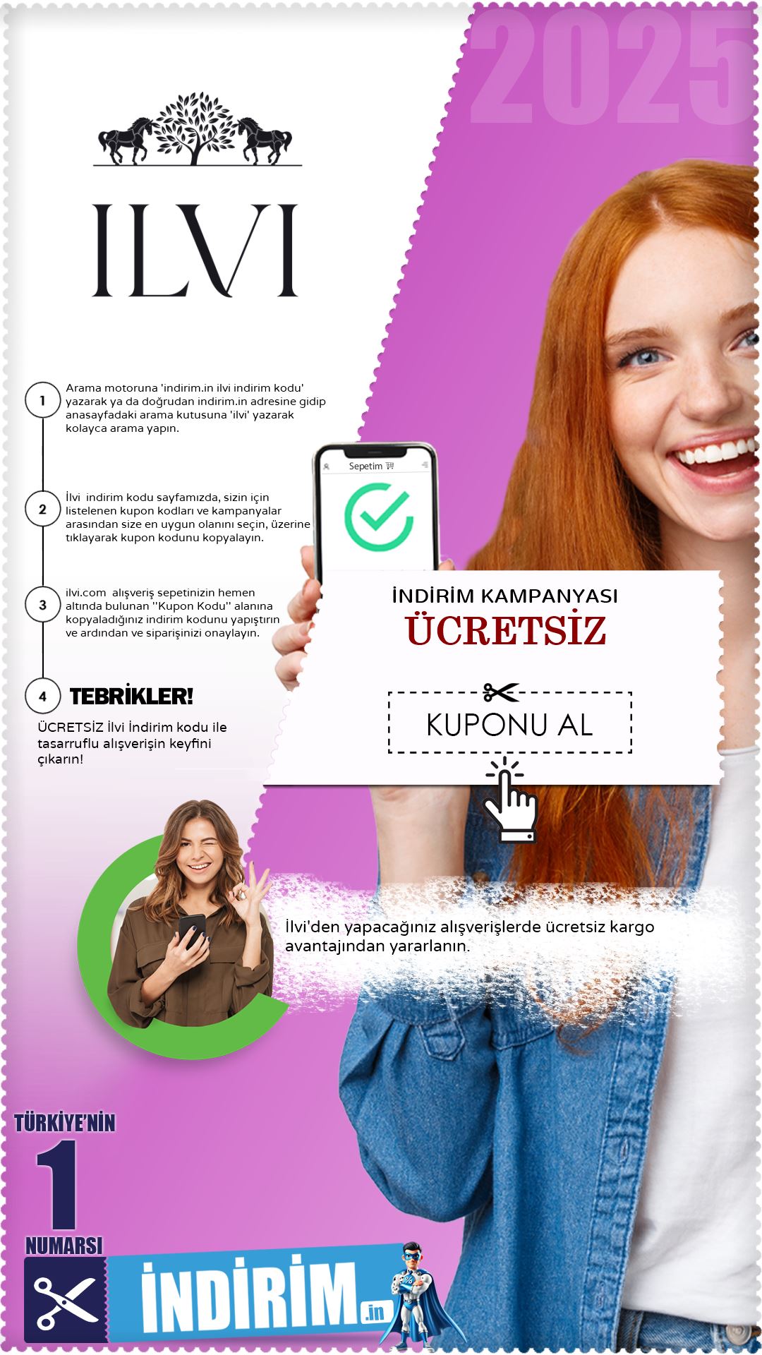 İlvi Ücretsiz Kargo Fırsatı