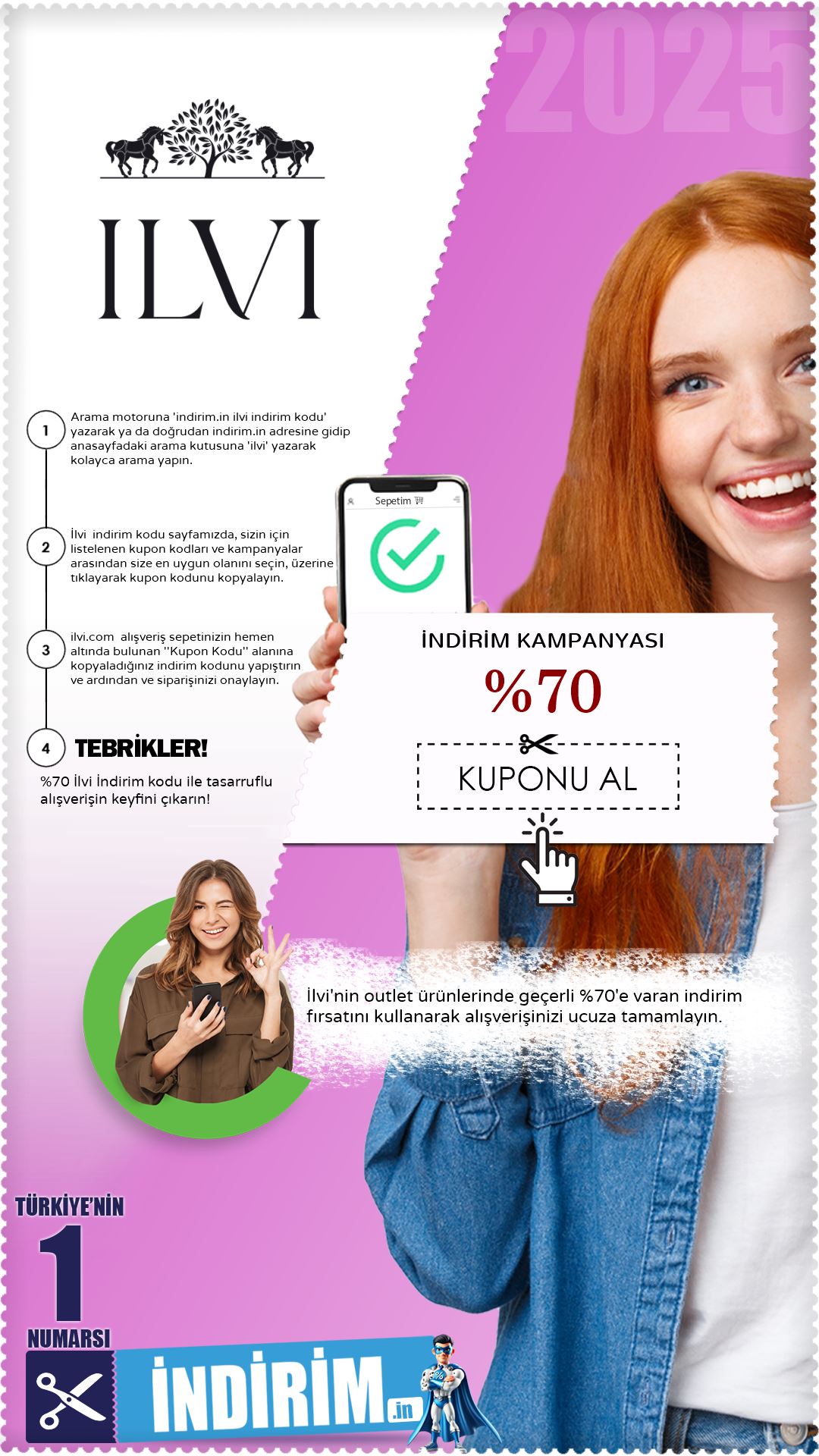 İlvi %70 Outlet İndirim Kampanyası