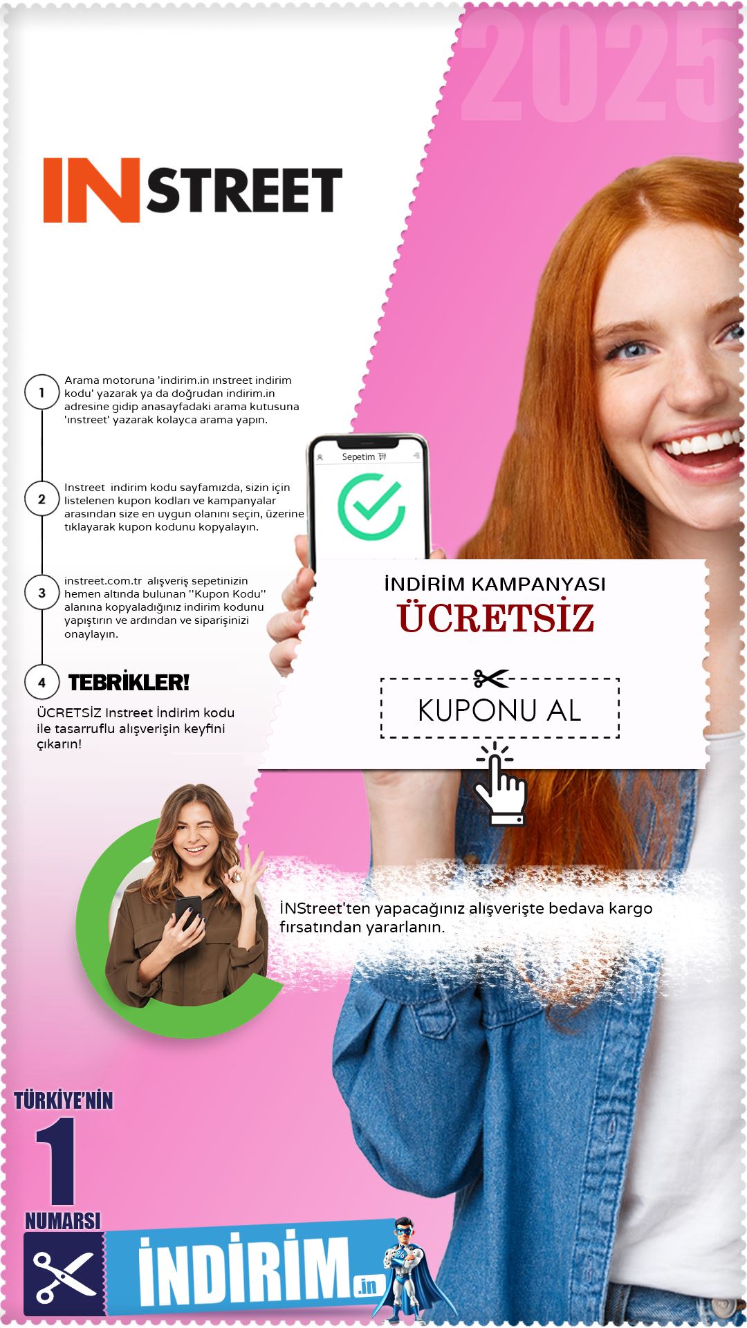 İnstreet Ücretsiz Kargo Kampanyası