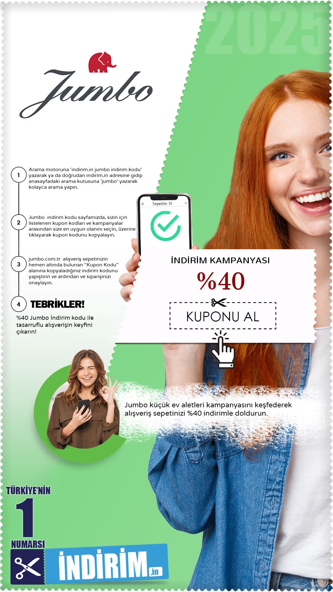 Jumbo Küçük Ev Aletleri %40 İndirim