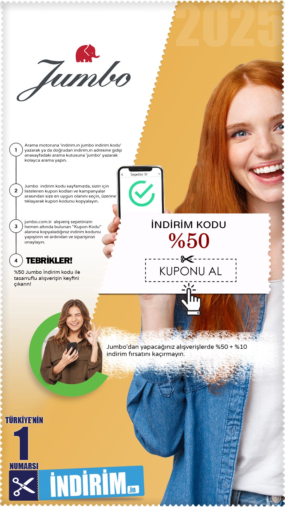 Jumbo'dan %50 İndirim Kampanyası