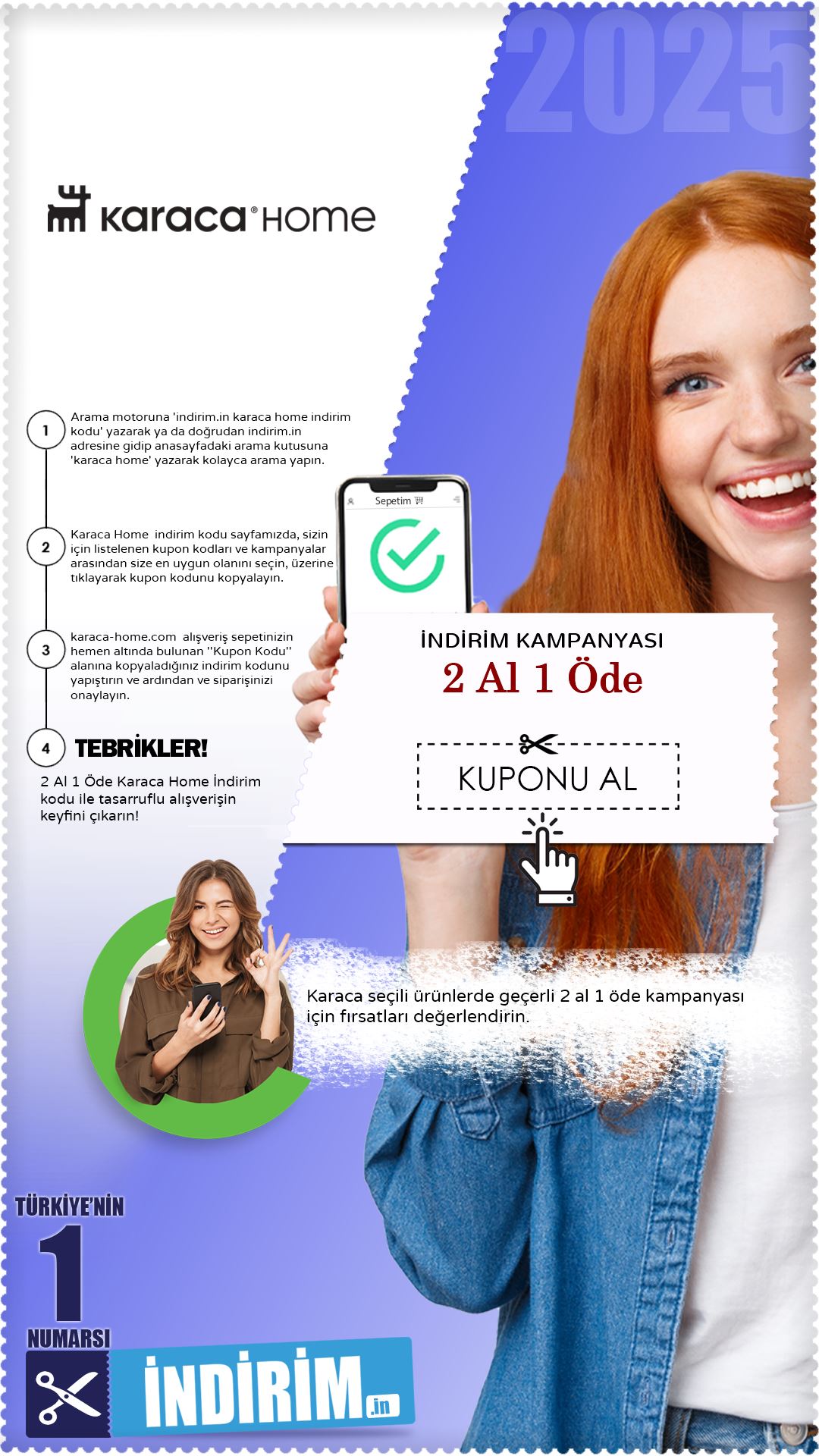 Karaca 2 Al 1 Öde Kampanyası