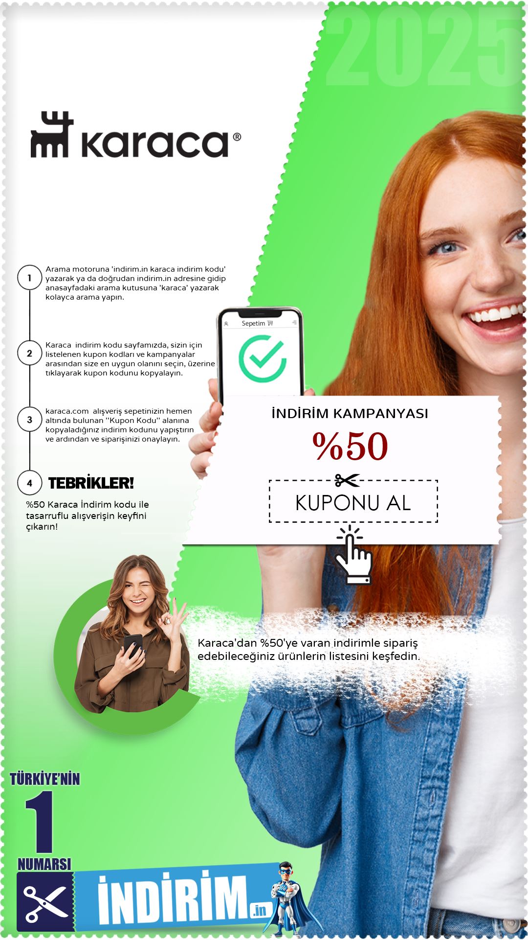 Karaca %50 İndirim Fırsatı