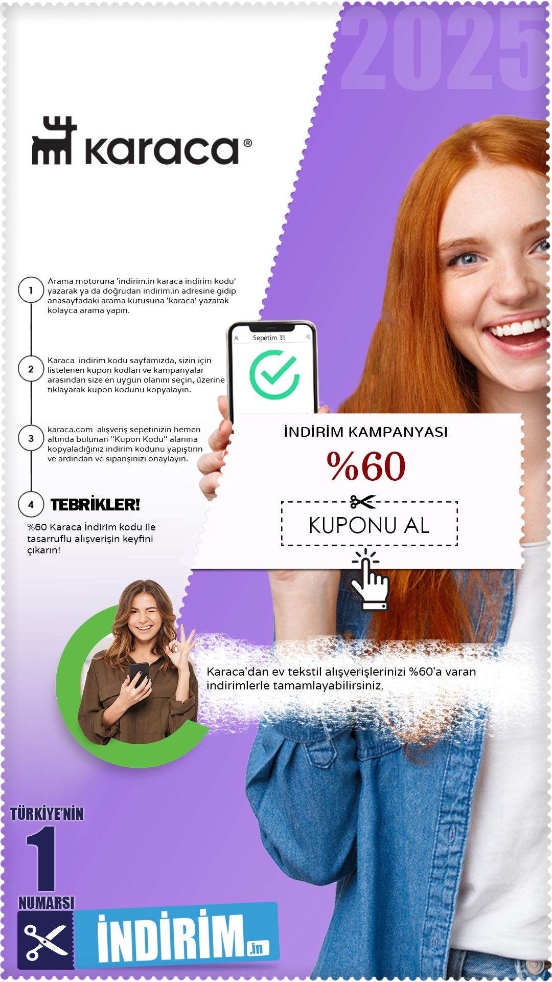 Karaca %60 Ev Tekstil İndirim Avantajı