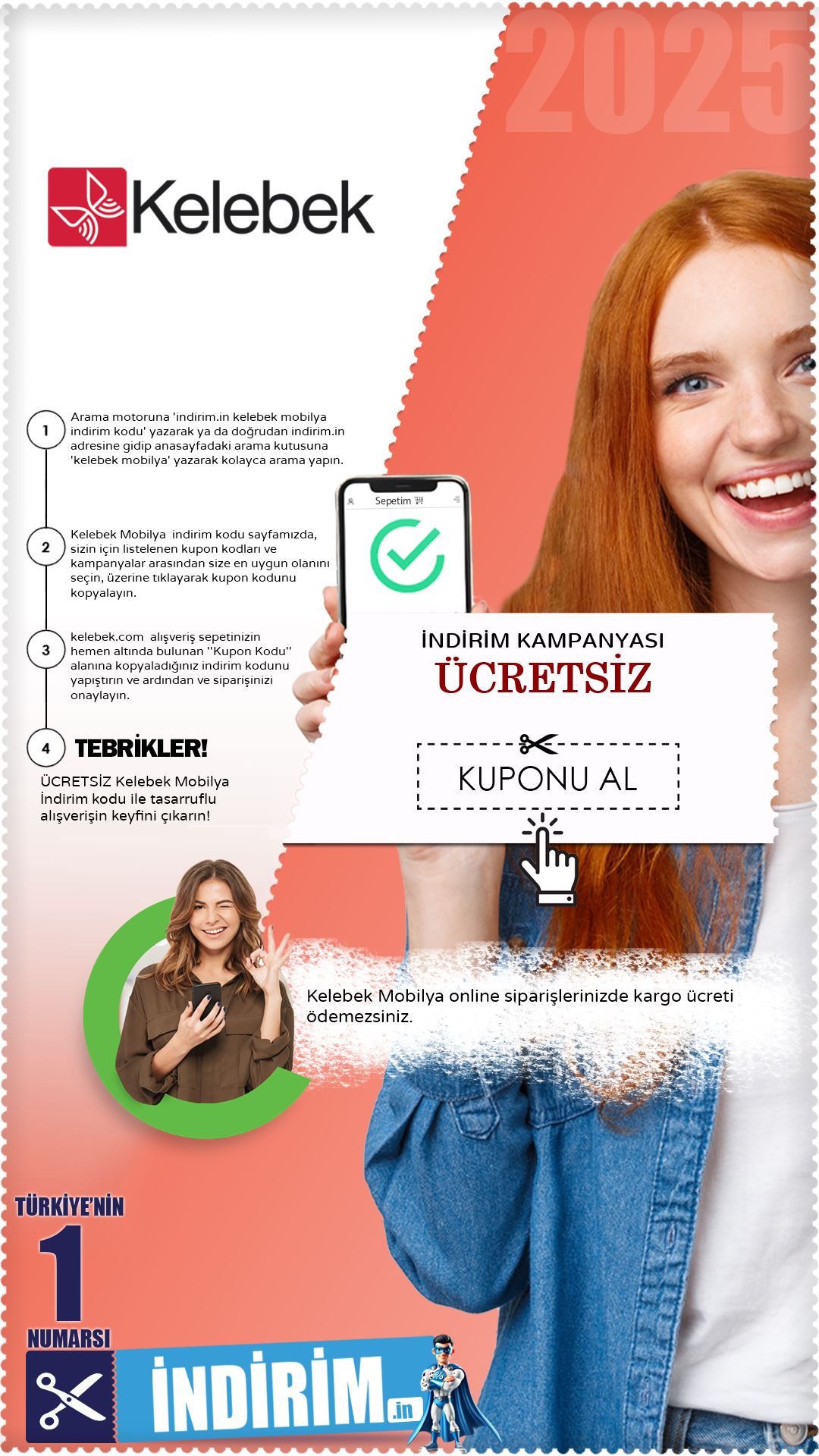 Kelebek Mobilya Ücretsiz Kargo Kampanyası