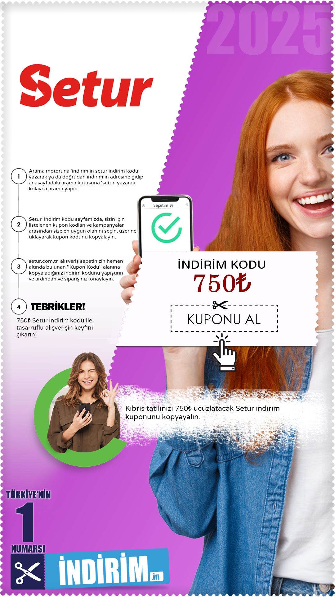 Kıbrıs İçin 750₺ Setur İndirim Kuponu