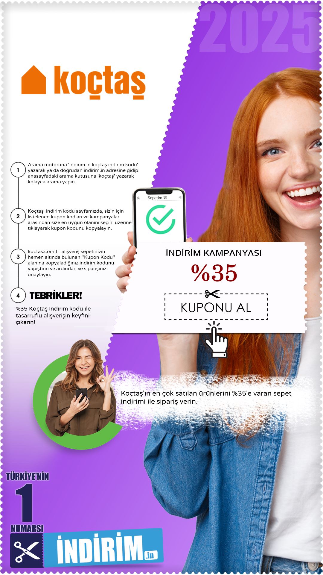 Koçtaş %35 Çok Satan Ürünler İndirimi