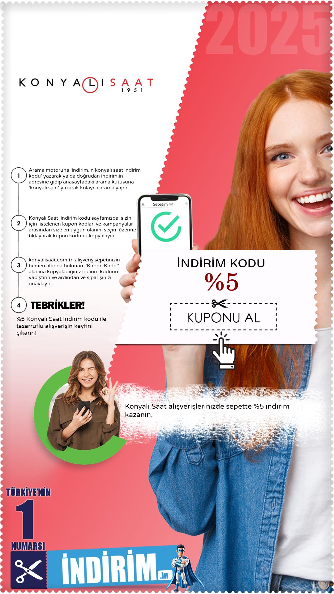 Konyalı Saat %5 İndirim Kuponu