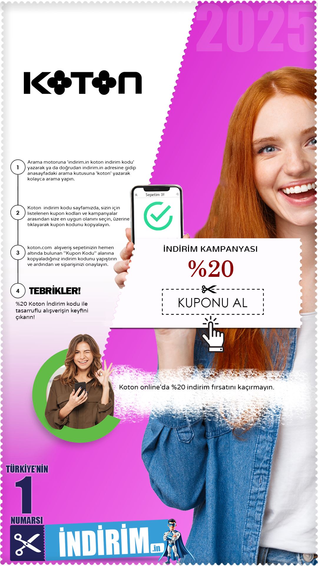 Koton %20 İndirim Kampanyası