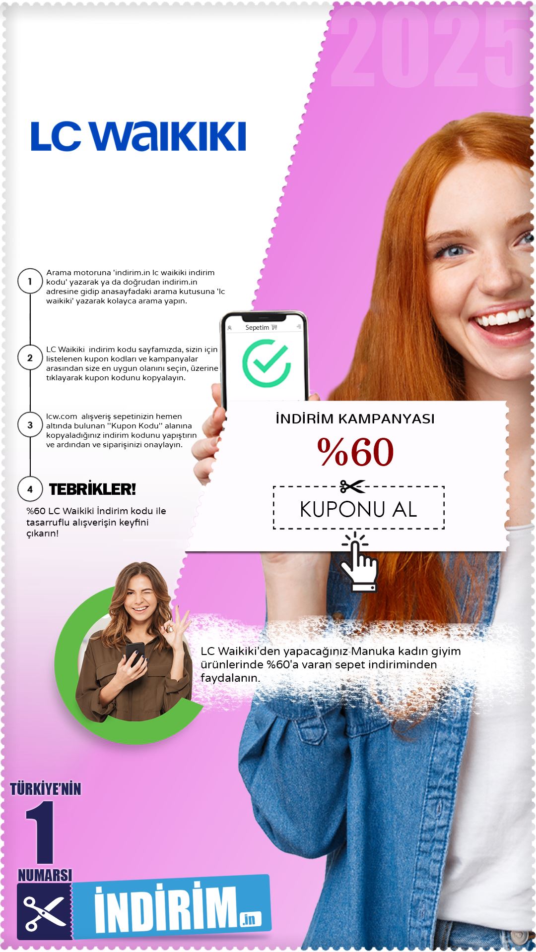 Lc Waikik %60'A Varan Sepet İndirim Fırsatı